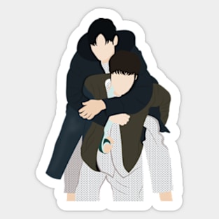 Cha eun woo, lee suho Sticker for Sale by PIKABOOO