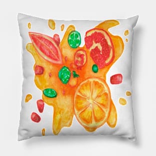 Citrus boom Pillow