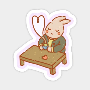 Peaceful Bunny v1 Magnet