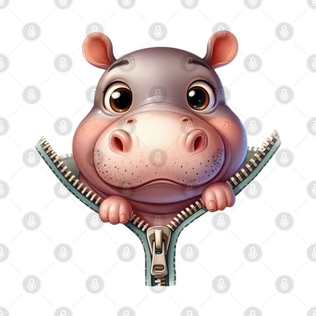 Cute Hippo by katalinaziz