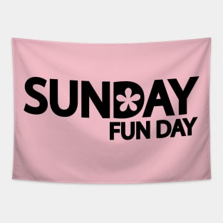 Sunday Fun day artistic design Tapestry