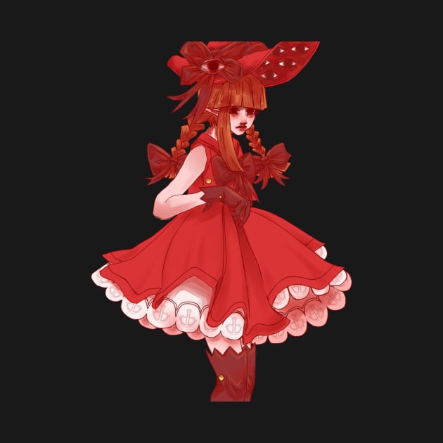 Red Witch Wadanohara by cleaperie