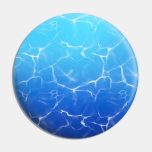 Deep Blue Ocean Wave Pin