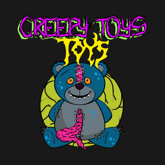 Creepy Toys by Vintage Oldschool Apparel 