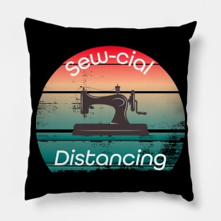 Sew-cial Distancing in Quarantine with a Sewing Machine Pillow