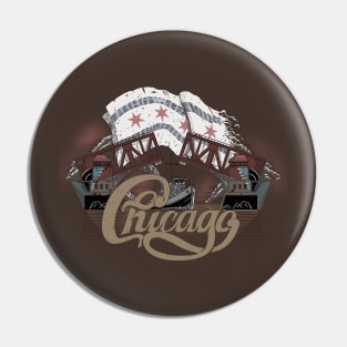 Chicago (color version) Pin