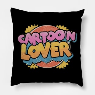 Totally Tubular: Retro Cartoon Lover's Delight Pillow