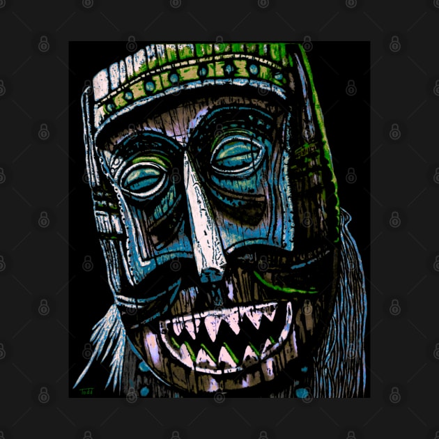 Tiki Mask, Color Variation by Zippy's House of Mystery