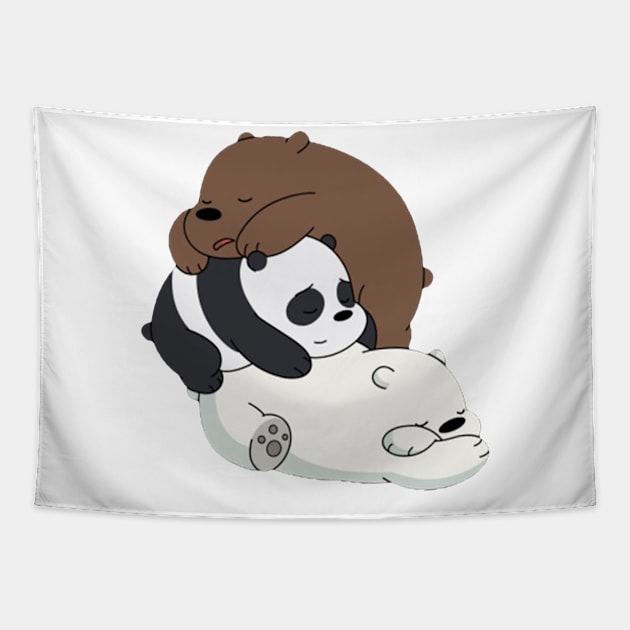 We Bare Bears Tapestry by positive_negativeart