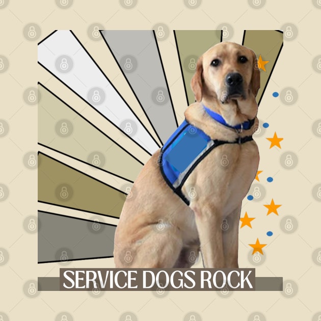 Service Dogs Rock Neutral by B C Designs