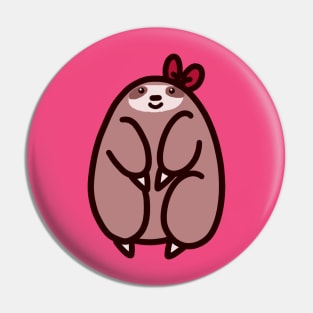 Cute Chubby Sloth Pin