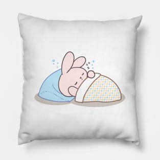 Cute rabbit bunny sleeping Pillow