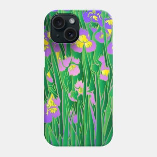 Field of Irises Phone Case