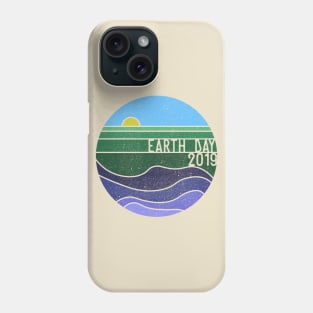 Earth Day 2019 logo tshirt transparent Phone Case