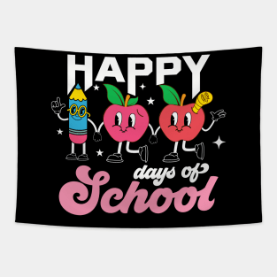 Happy 100th Day of School Shirt for Teacher or Child 100 Days Tapestry