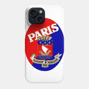 1925 Paris France Luggage Label Phone Case