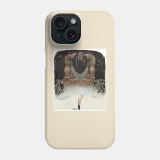 Dag and Daga, and the Flying Troll of Sky Mountain - John Bauer Phone Case