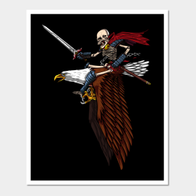Skeleton Warrior Posters And Art Prints Teepublic