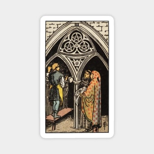 THREE OF PENTACLES Magnet