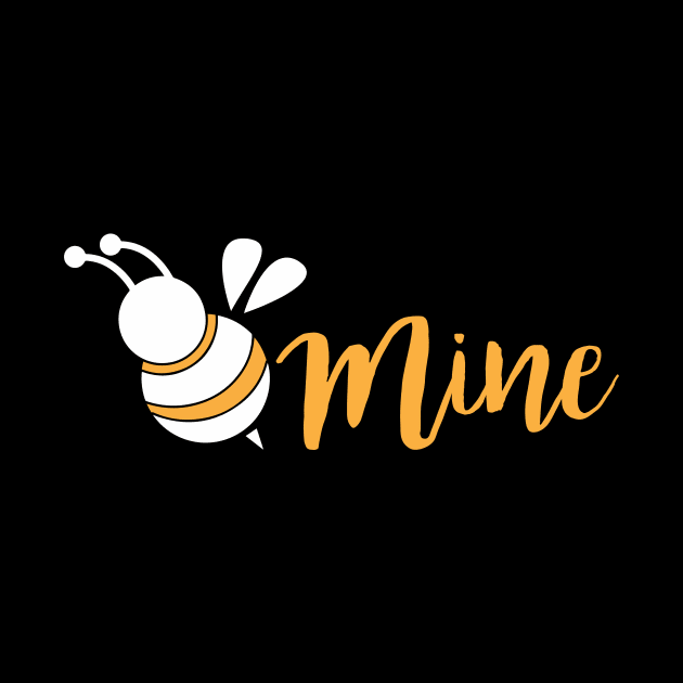 Cute Be Mine Bee Valentine's Day Adorable Pun by theperfectpresents