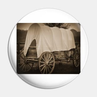 Old Covered Wagon Pin