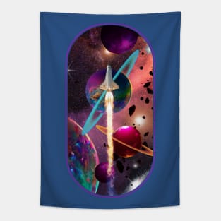 A Surreal Trip to Space Tapestry