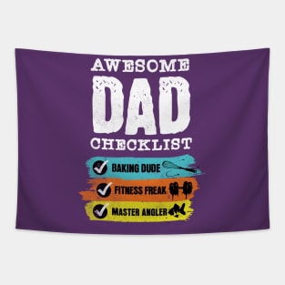 Awesome dad Tapestry