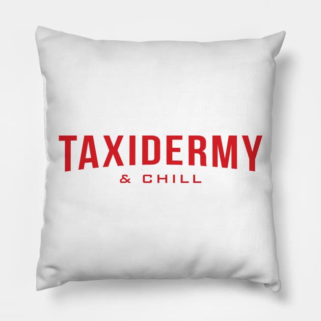 Taxidermy & Chill Pillow by MonkeyColada