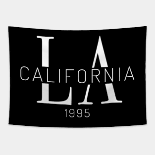 LA California Slogan Tapestry