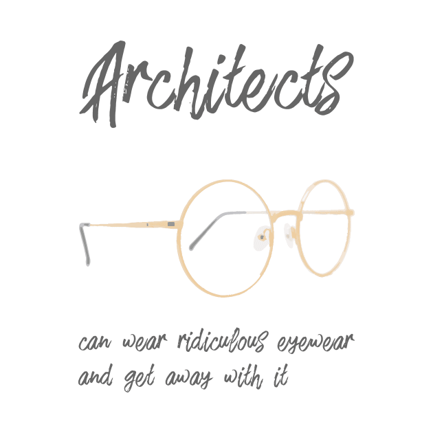 Funny Architects Eyewear by evergreen_brand