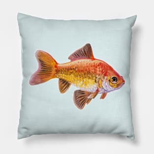 Goldfish 3 painting Pillow