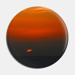 Cloudy sunset seascape Pin