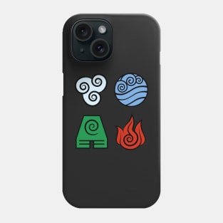 Avatar: The Last Airbender, Four Elements - Color Phone Case