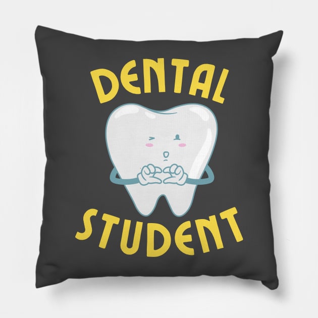 Dental Student Pillow by Haministic Harmony