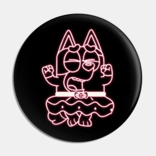 Angry Muffin Neon Pin