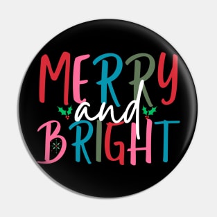 Merry And Bright Pin