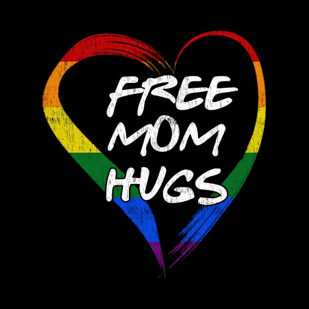 free mom hugs lgbt pride rainbow heart by Ffree Dad hugs shirt for pride month LGBT