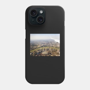 Aerial View of London and the River Thames Phone Case