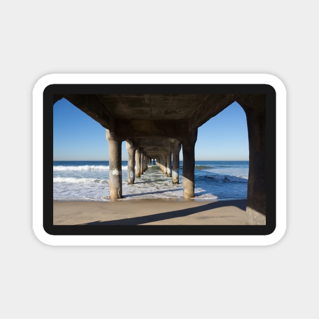 Under the pier. Magnet by sma1050