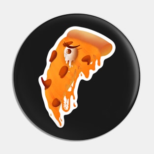 All Seeing Pizza Pin