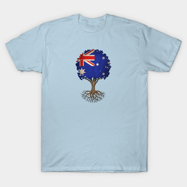 Tree Of Life With Australian Flag Australia T Shirt Teepublic