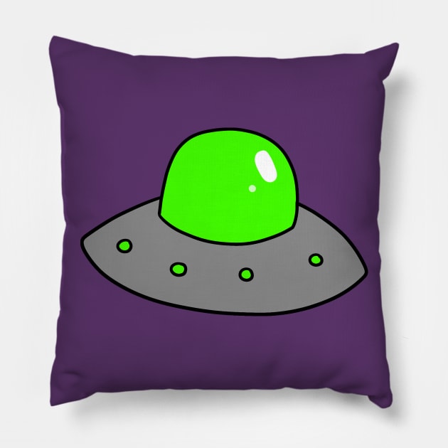 Flying Saucer Pillow by saradaboru