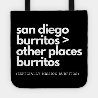 San Diego Burritos Tote