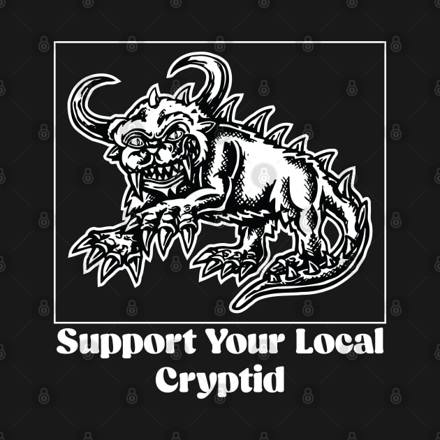 Hodag support your local cryptid - hodag by Be Cute 