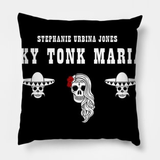 Honky Tonk Mariachi Skulls Pillow