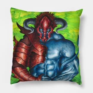 Demon Warrior Pillow