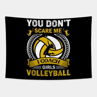 I Coach Girls Volleyball Softball Woman Trainer Tapestry