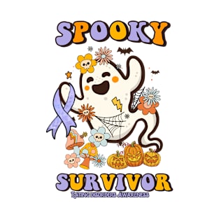 Eating disorders Awareness - spooky survivor ghost retro halloween T-Shirt