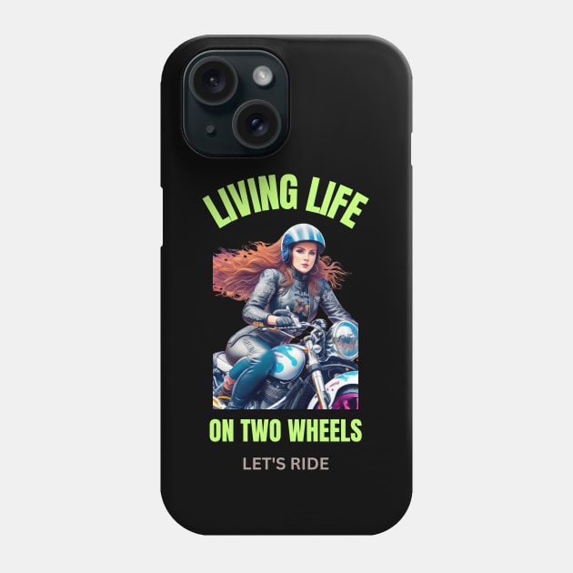 Biker Girl Phone Case by masksutopia