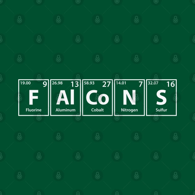 Falcons (F-Al-Co-N-S) Periodic Elements Spelling by cerebrands